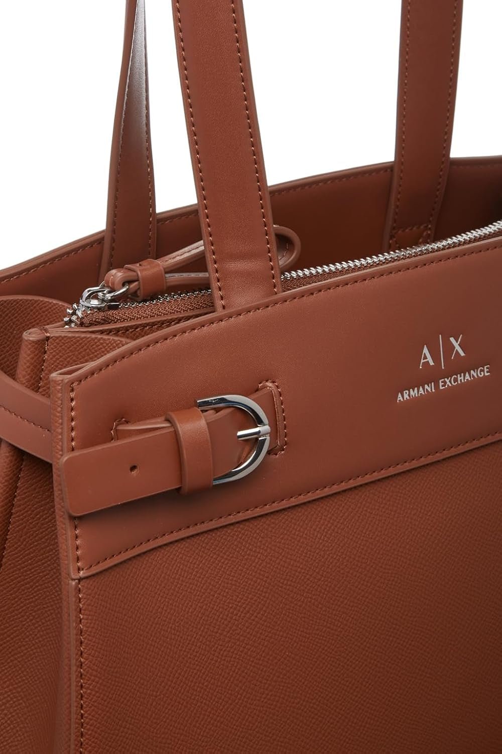 Armani Exchange Women's Essential, Milano 91, Double Bucke L Tote Bag Dame Naty Shop Tasker