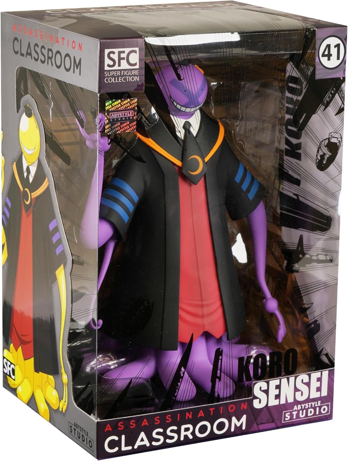 Assassination Classroom Lilla Koro Sensei SFC PVC-samlerobjekt Figur 7,8 tommer Højde Anime- og ærmestatue Boligindretning Soveværelse Kontor Gavestatuer og skulpturer Naty Shop