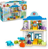 LEGO DUPLO Town Første besøg hos lægen, byggelegetøj, legesæt til fremme af finmotorik, gave til småbørn 2 år, pædagogisk legetøj, hospitalsrollespil 10449 Byggesæt Besuche den LEGO-Store Standardtitel