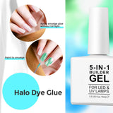 Builder 5 i 1 Builder Gel 15ml, Nail Builder Gel, Nail Builder Gel, UV/LED Nail Extension Neglelak, Extensions, Nail Art, Stickers, Gel Nail Builder Gel (hvid)