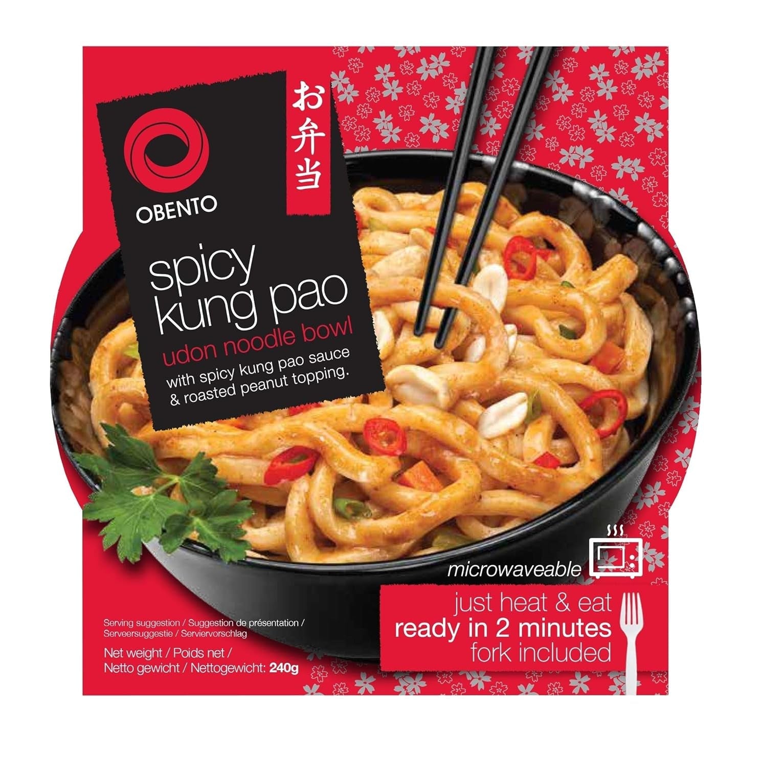 Sød og sur Udon-skål, færdigretter til mikroovn, 240 g
