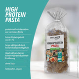 Best Body Nutrition Protein Pasta 6 x 200 g - Fit4Day High Protein Tagliatelle - 61% Protein, Low Carb, Vegan & Lactose Fri, Soja Fri - Højkvalitets Ærteprotein - Til Low Carb diæter