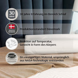 Pudesæt med fyld og betræk, original pude størrelse M med jersey pudebetræk (beige)
