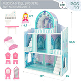 Colorbaby WOOMAX 49314 - Trælås 37 X 15 X 53,5 Cm +3A Dukkehuse Naty Shop