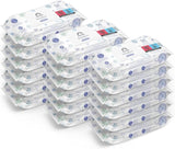 Naty Shop Mama Bear Sensitive Babyservietter, uparfumerede 56 stykker (pakke med 18)