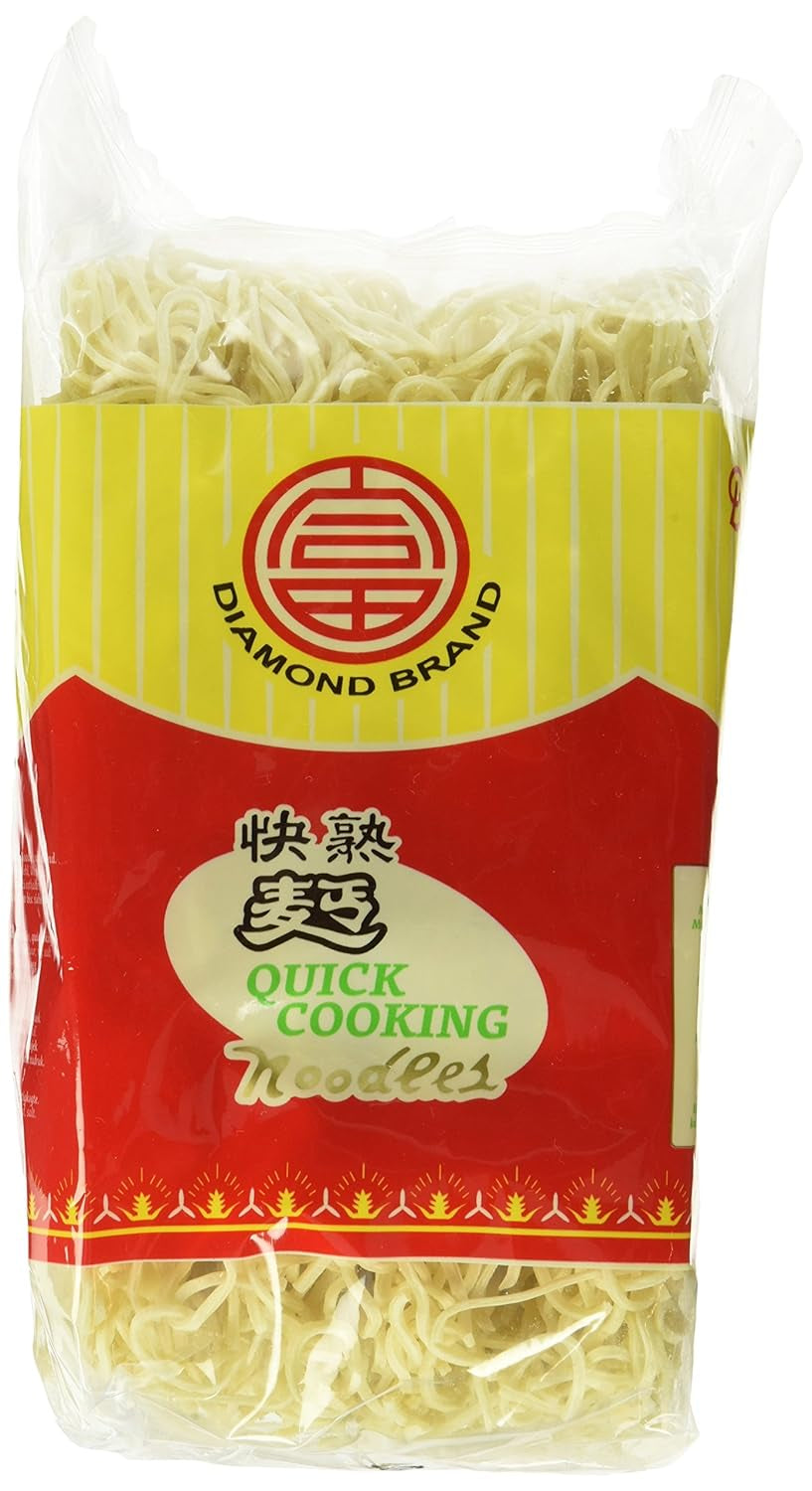 DIAMOND instant ægfri nudler, instant hvedemel wok nudler og tilbehør - 1 x 500 g