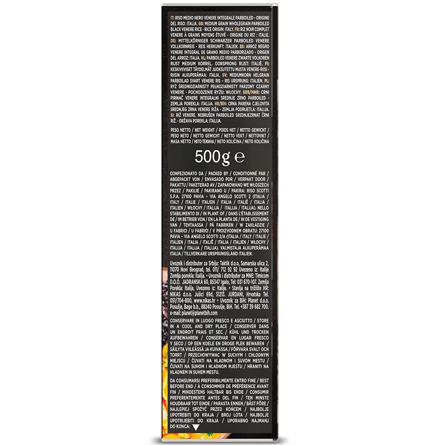 Scotti Sort fuldkornsris Riso Nero Venere 500 g