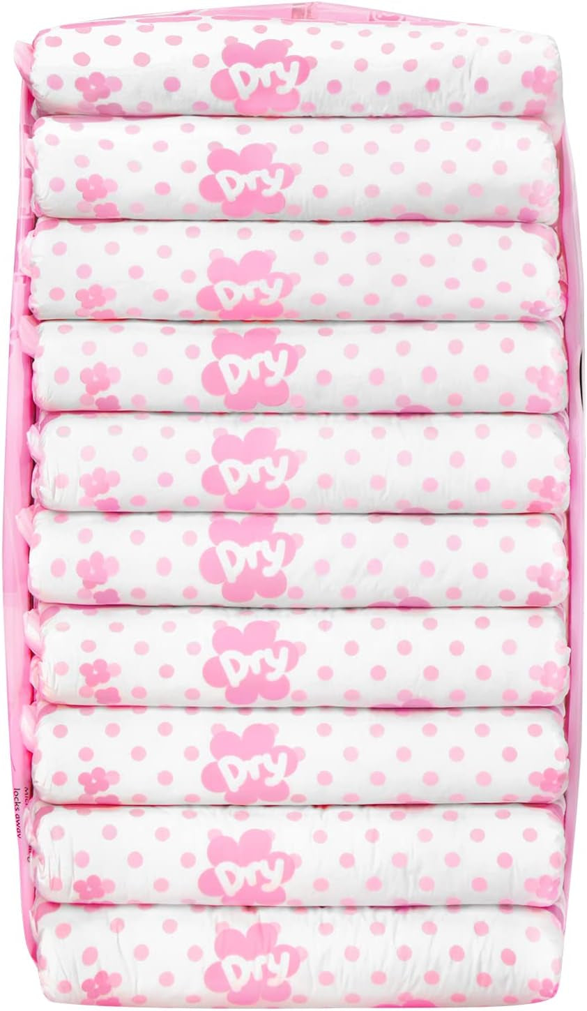 Voksenbleer med tryk 5500-5800 ml, 10 stk - Baby Usagi (XL)