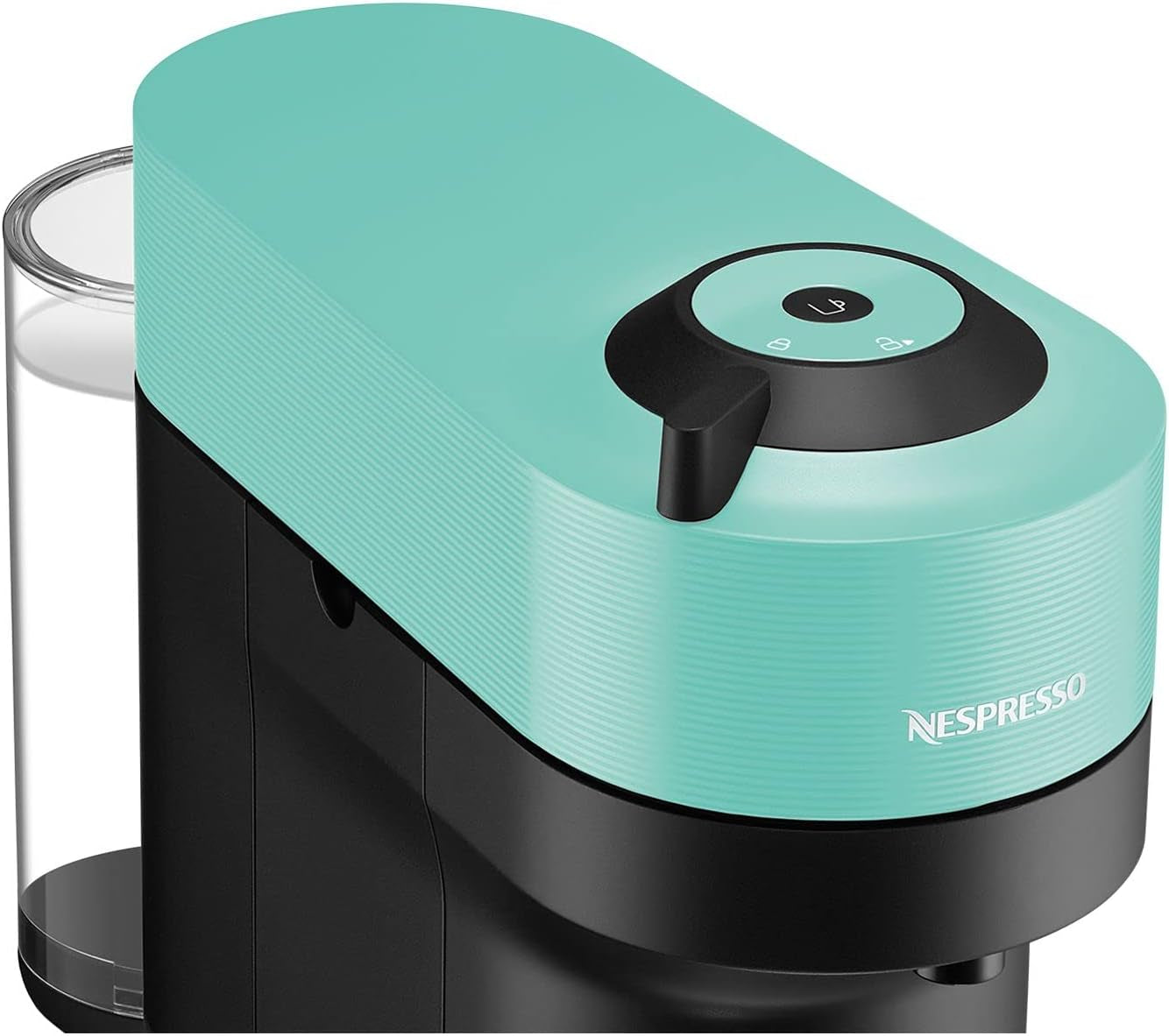 Espressomaskine med Nespresso Krups Vertuo Pop-kapsler, kapacitet: 560 ml, automatisk kapselgenkendelse, one-touch system, 4 kopstørrelser, forkortet opvarmningstid, bæredygtig, Aqua Mint, XN9204