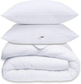 30519 220/240 Dynebetræk og 2 puder Polyester/Bomuld Hvid 220 X 240 Cm Dyner og dyner Naty Shop