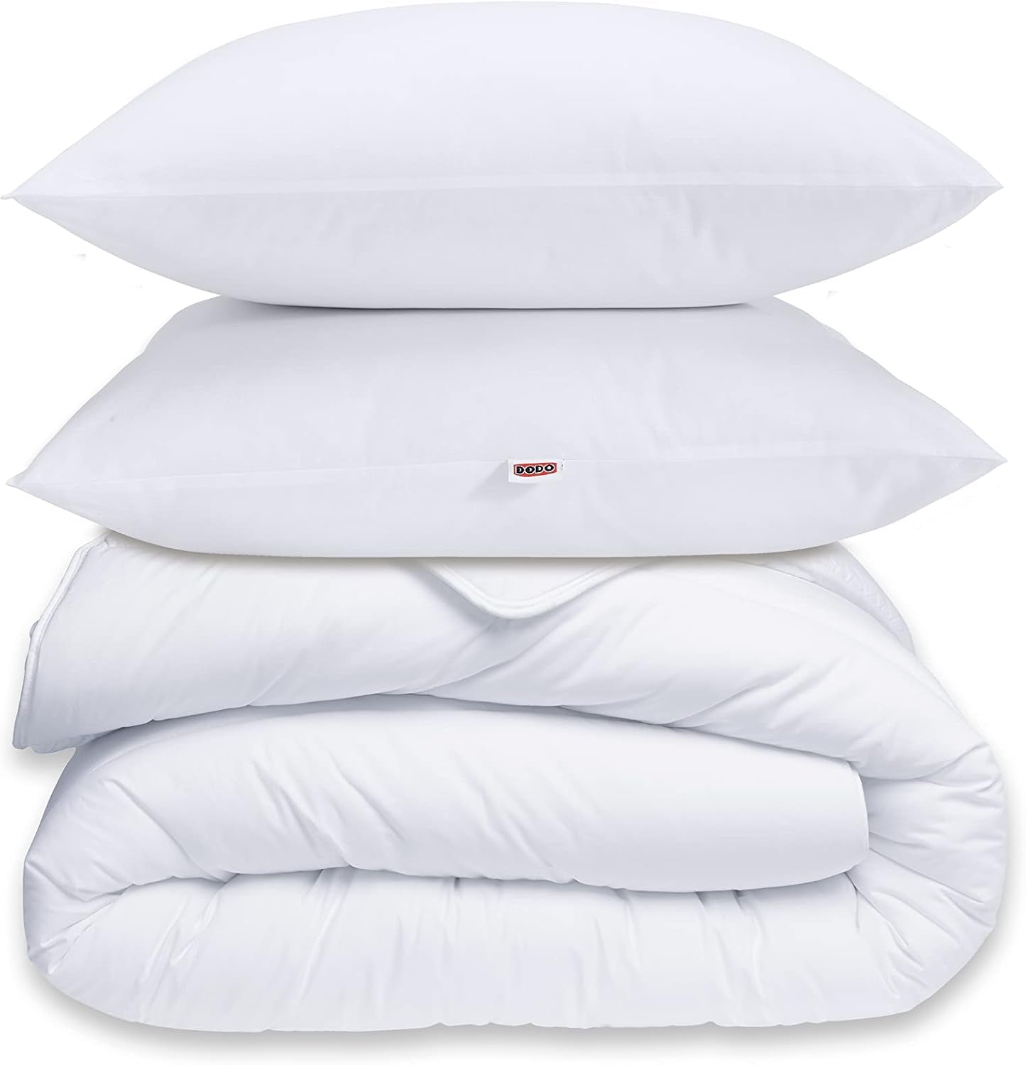 30519 220/240 Dynebetræk og 2 puder Polyester/Bomuld Hvid 220 X 240 Cm Dyner og dyner Naty Shop