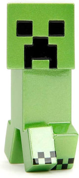 Jada Toys Minecraft figursæt (4 stykker) lavet af metal - Minecraft Caves & Cliffs Samlefigurer (Steve, Alex, Creeper og Warden) Til spillere og samlere 8+ 6 cm hver Action Figurer Naty Shop