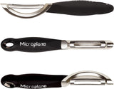 Naty Shop Microplane professionel dobbeltbladet rustfrit stål Ambidextrous skræller