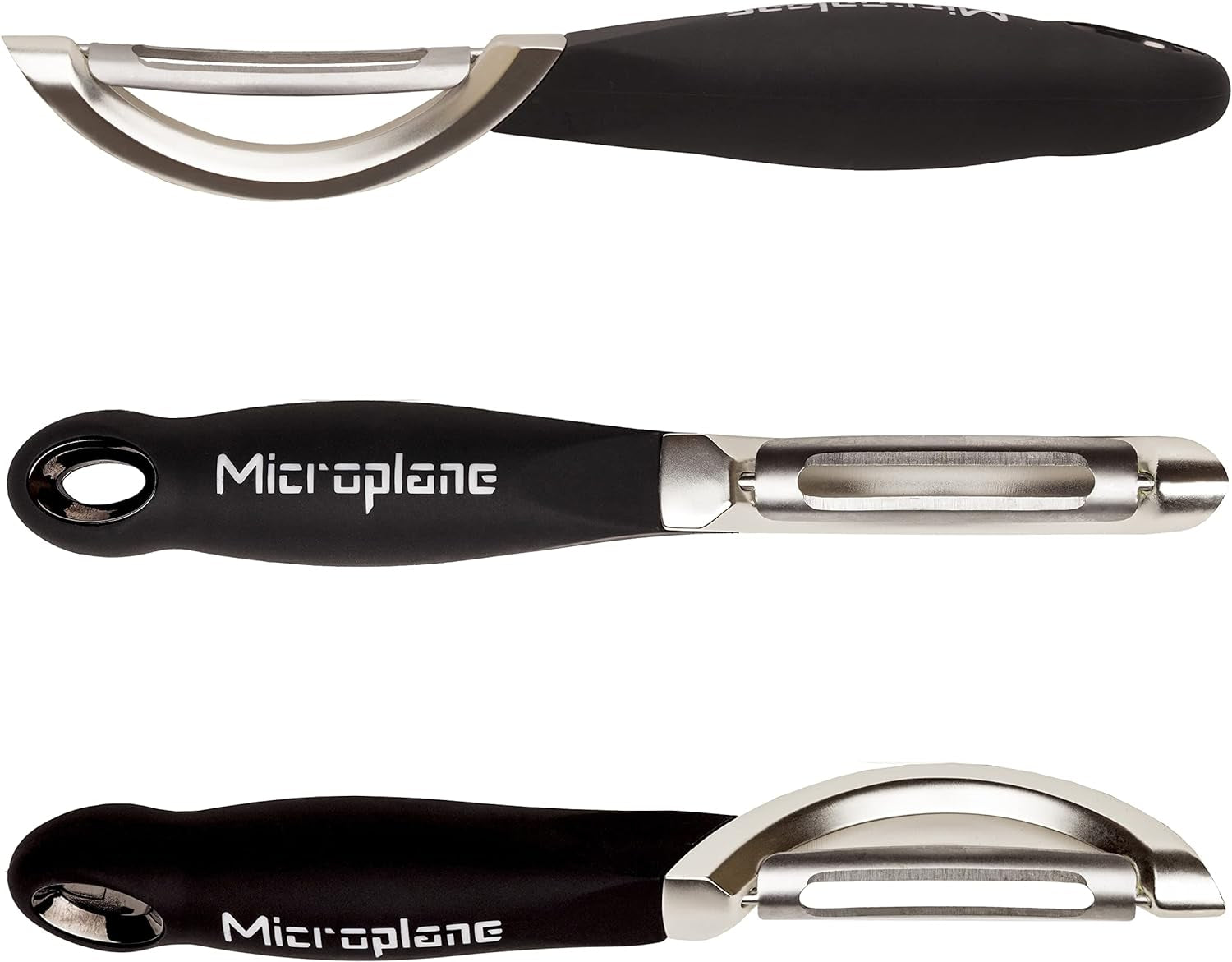Naty Shop Microplane professionel dobbeltbladet rustfrit stål Ambidextrous skræller