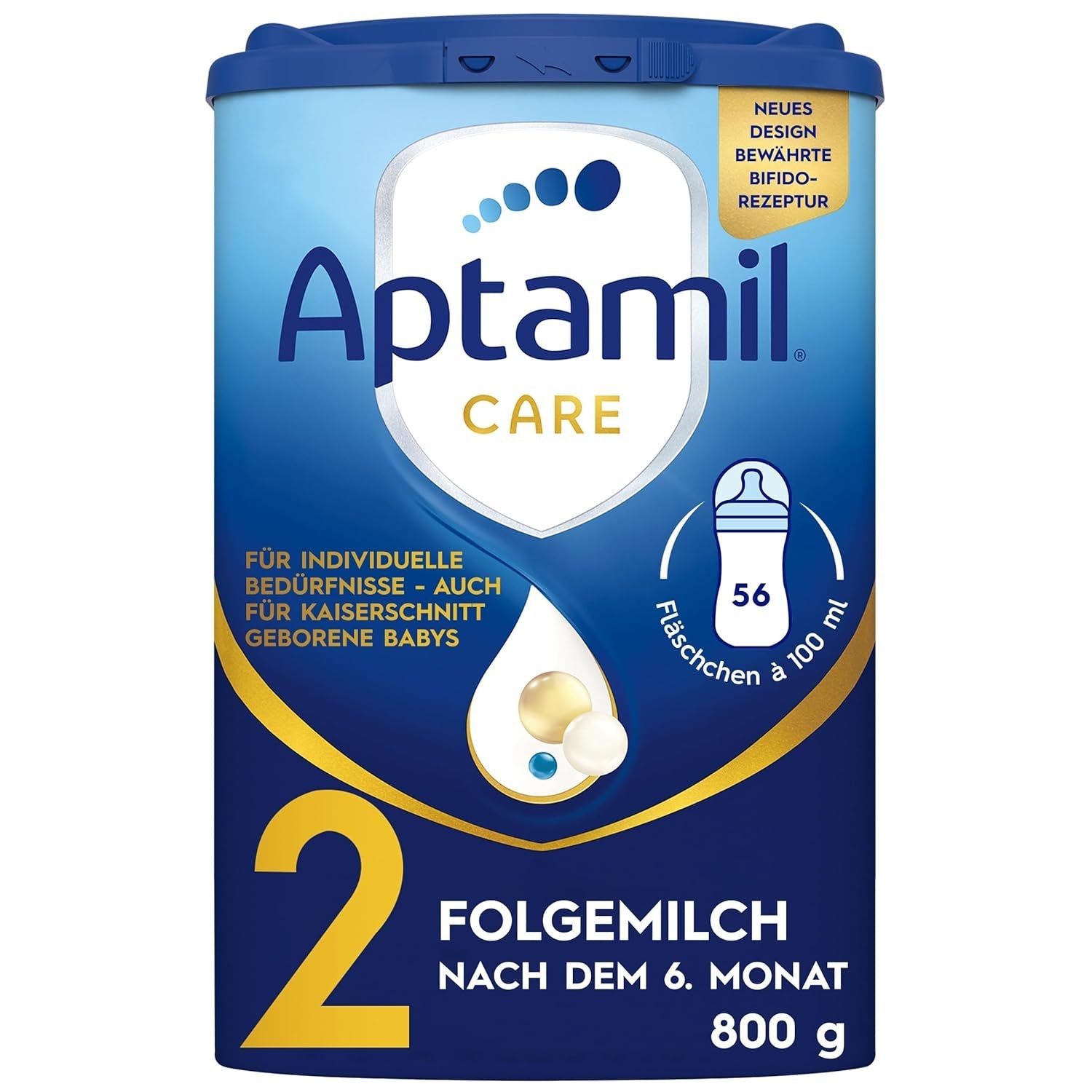 Aptamil Care 2 – Også velegnet til babyer født ved kejsersnit – 1 x 800 g