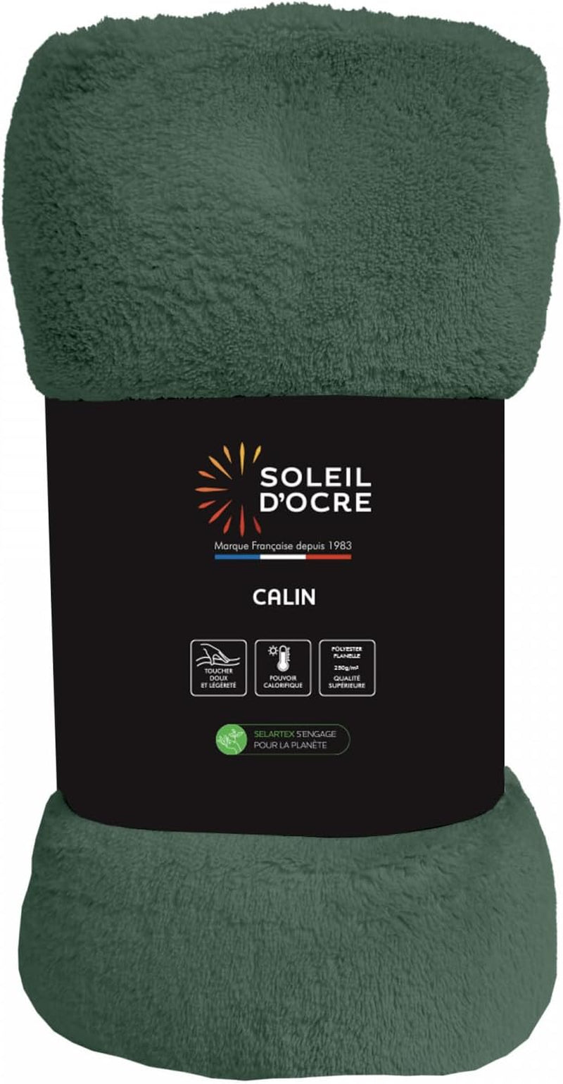 Soleil D'Ocre, flanneltæppe, 220 X 240 Cm, khaki Dyner og dyner Naty Shop Standardtitel