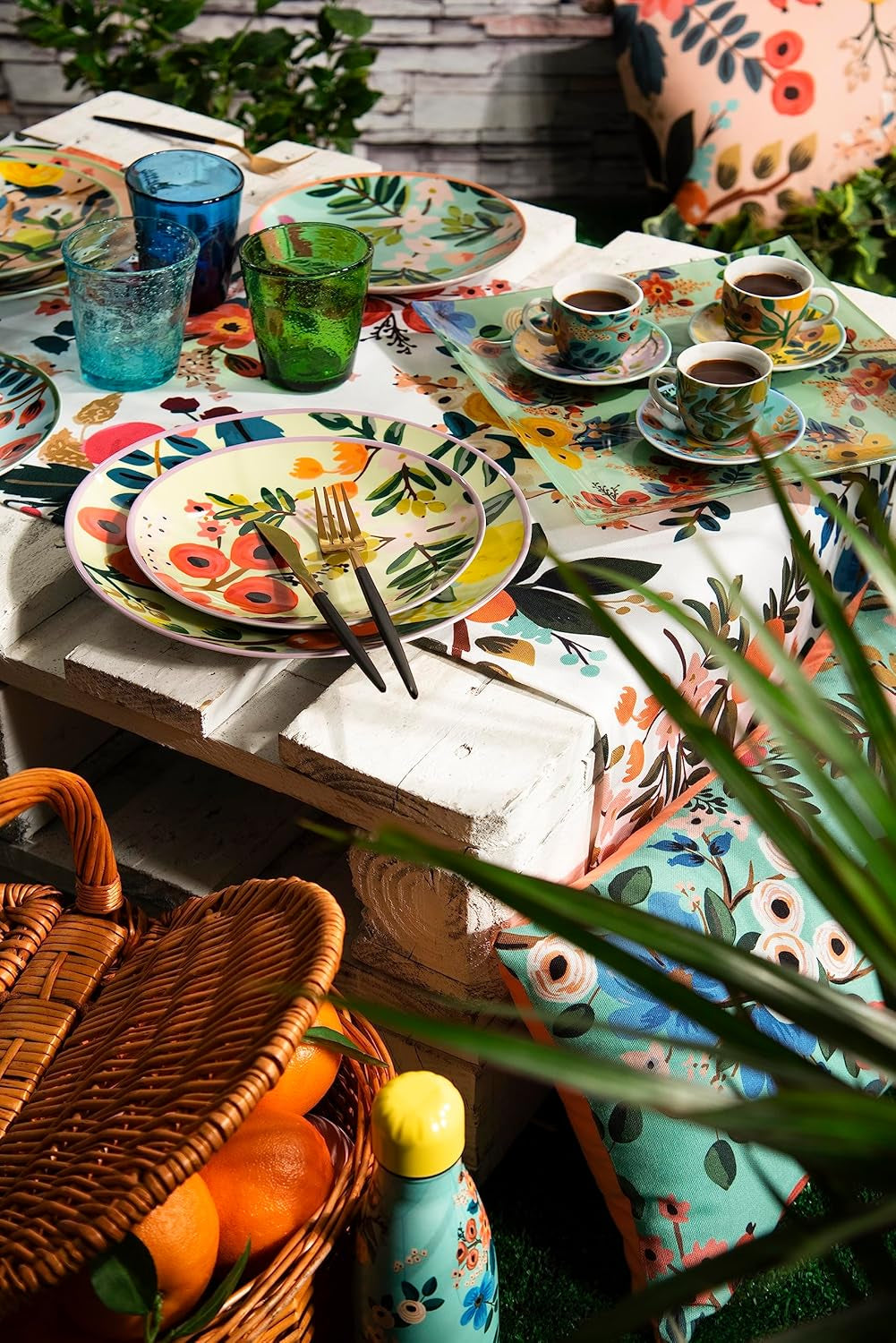 Excelsa bordservice, 18 stk., Blomster Frida