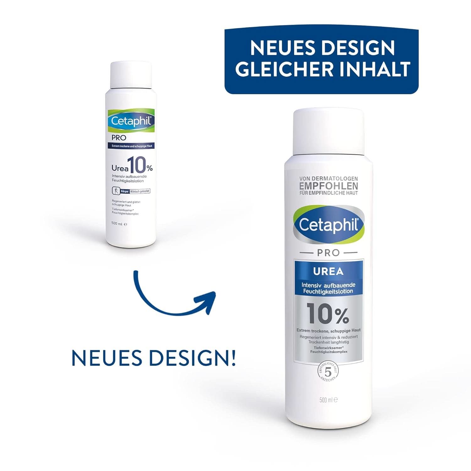 CETAPHIL PRO Urea 10% Intensiv reparerende fugtgivende lotion, 500 ml Kosmetik og skønhed Naty Shop