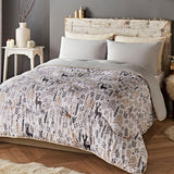 Night Lark Hyggeligt Sherpa Fleece tæppe, Klassisk Rød Tartan, 9 Tog, Luksuriøs, Fluffy, Tykk Og Vendbar, Perfekt Til Sofa, Seng, Sofa, Sofa. Hypoallergen, kan maskinvaskes, Størrelse: Senge og dyner Night Lark Winter Scandi King Size