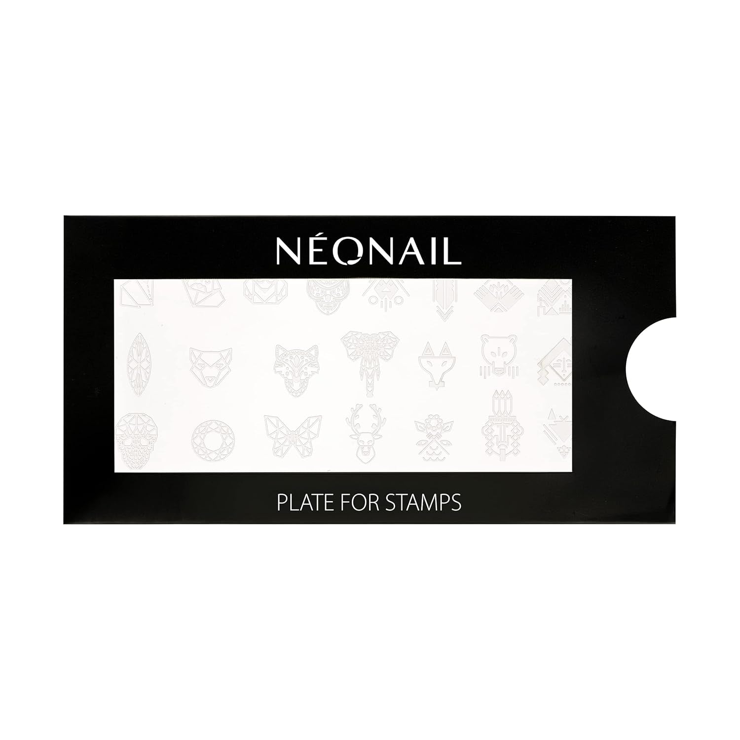 NÉONAIL Nagel Stempel Mit Schaber - Nägel Selber Machen - Nail Art Stempel - Nageldesign Für Nagel Schablone - French Nails Stempel - Silikon Nagelstempel