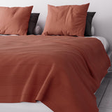 Soleil D'Ocre, Adele, sengetæppe, sofakast, bomuld, murstensrød, 220 X 240 Cm Senge og tæpper Besuche den Soleil d'ocre-Store Standardtitel