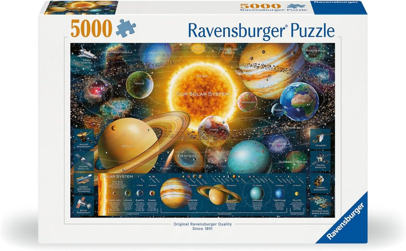 Ravensburger Puslespil 16720 - Planetsystem - 5000 brikker puslespil til voksne og børn over 14 år Puslespil Naty Shop