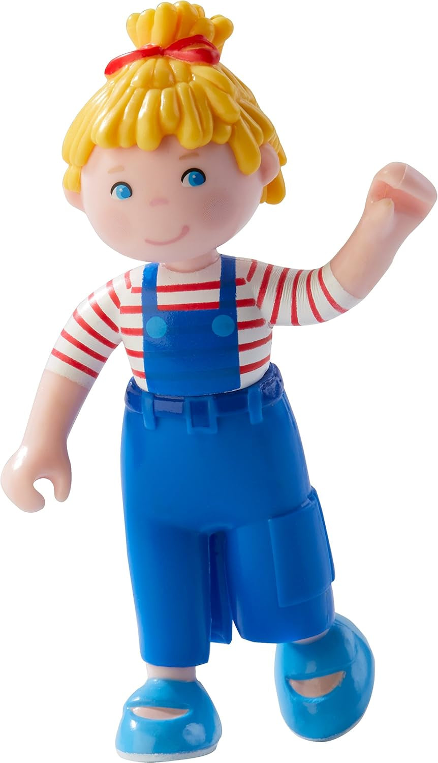 HABA 303672 - Little Friends - Conni | Sød minidukke fra 3 år | Holdbar plastik foldedukke for langvarig leg sjov | Gave til alle fans af Conni Papusi Naty Shop Standard titel