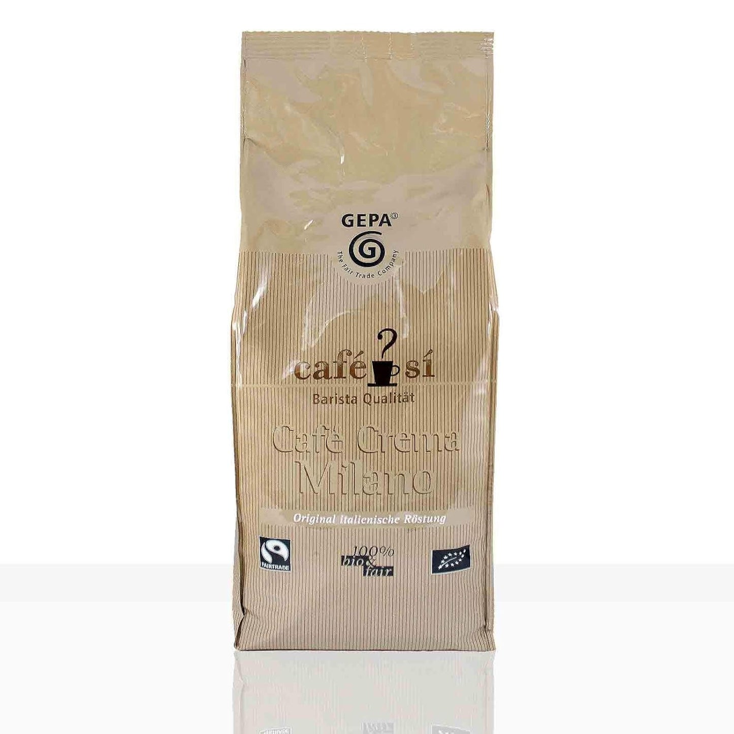 Cafe Si Cafe Crema Milano Fairtrade Kaffe - 1 kg kaffebønner
