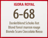 Schwarzkopf IGORA Royal Premium Hårfarve 6-68 mørk blond chokoladerød, 1 pakke (1 x 60 g) Hårfarve Naty Shop