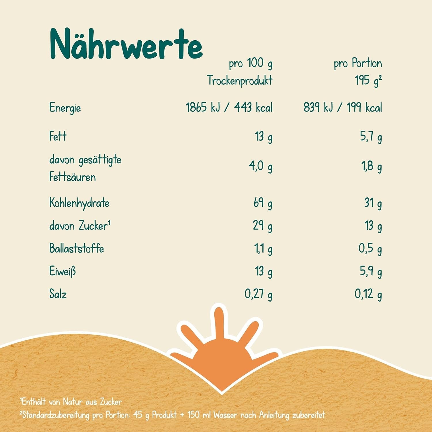 Milupa Stracciatella Mælkegrød - Glutenfri, palmeoliefri babykorn - Fri for konserveringsmidler og farvestoffer - Fra 8 måneder - 4 x 400 g