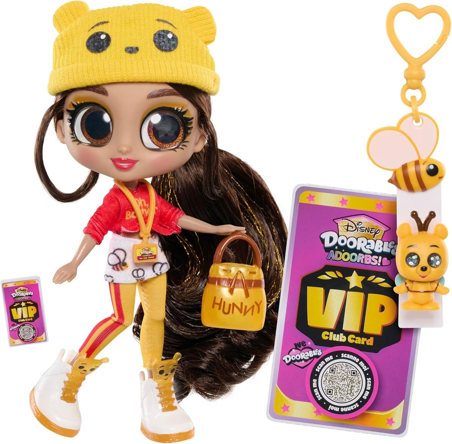 Disney Doorables Adoorbs Series 1 samlerdukker med tilbehør, 14 cm, modedukke, 5+-legetøj, Just Play