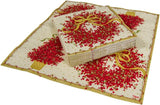 8070C trelags papirservietter, 20 stykker, 25 x 25 cm, peberbær