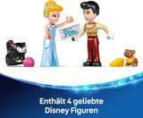 LEGO Ç€ Disney Princess Castle Askepot og Hestevogn, Sæt til piger fra 6 år og opefter, Fantastisk Legetøj med Prinsesse Askepot og Prins Charmerende Minidukker, Gaveidé til Disney Fans 43275 Byggesæt Beuche den LEGO-Store