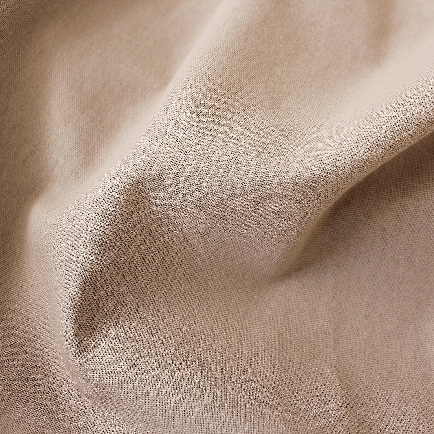 Nyd hjemmetæppe, beige, naturligt, med 4 jute pomponer, 90 X 190 cm, 100 % bomuld, Oeko-Tex certificeret, Panama Collection Naty Shop tæpper og dyner