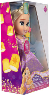 Disney Princess Rapunzel 35 cm syngende dukke, synger 'I See The Light', inkluderer tilbehør for mere sjov, perfekt til piger fra 3 år og opefter, lilla
