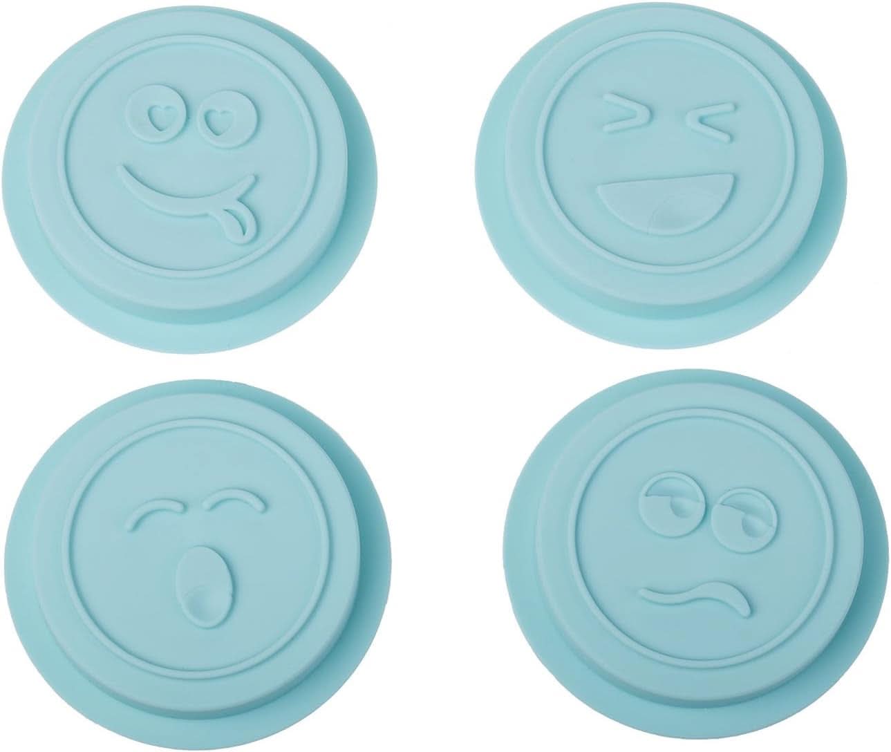 Silikomart 25.440.39.0069, Emoji Cutter Sæt, Ø73 MM Naty Shop Emoji