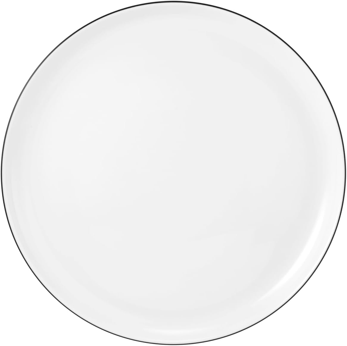 Seltmann Weiden servicesæt 001.737148 Lido - 6 middagstallerkener + 6 baggrundstallerkener - 12 stk - Black Line