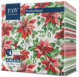 PAW - Airlaid servietter (40 X 40 Cm) I 50 stykker I Perfekt til jul, vinter, helligdage I Juleaften Bordpynt I Airlaid stoflignende servietter Vintergrene I Vintergrene