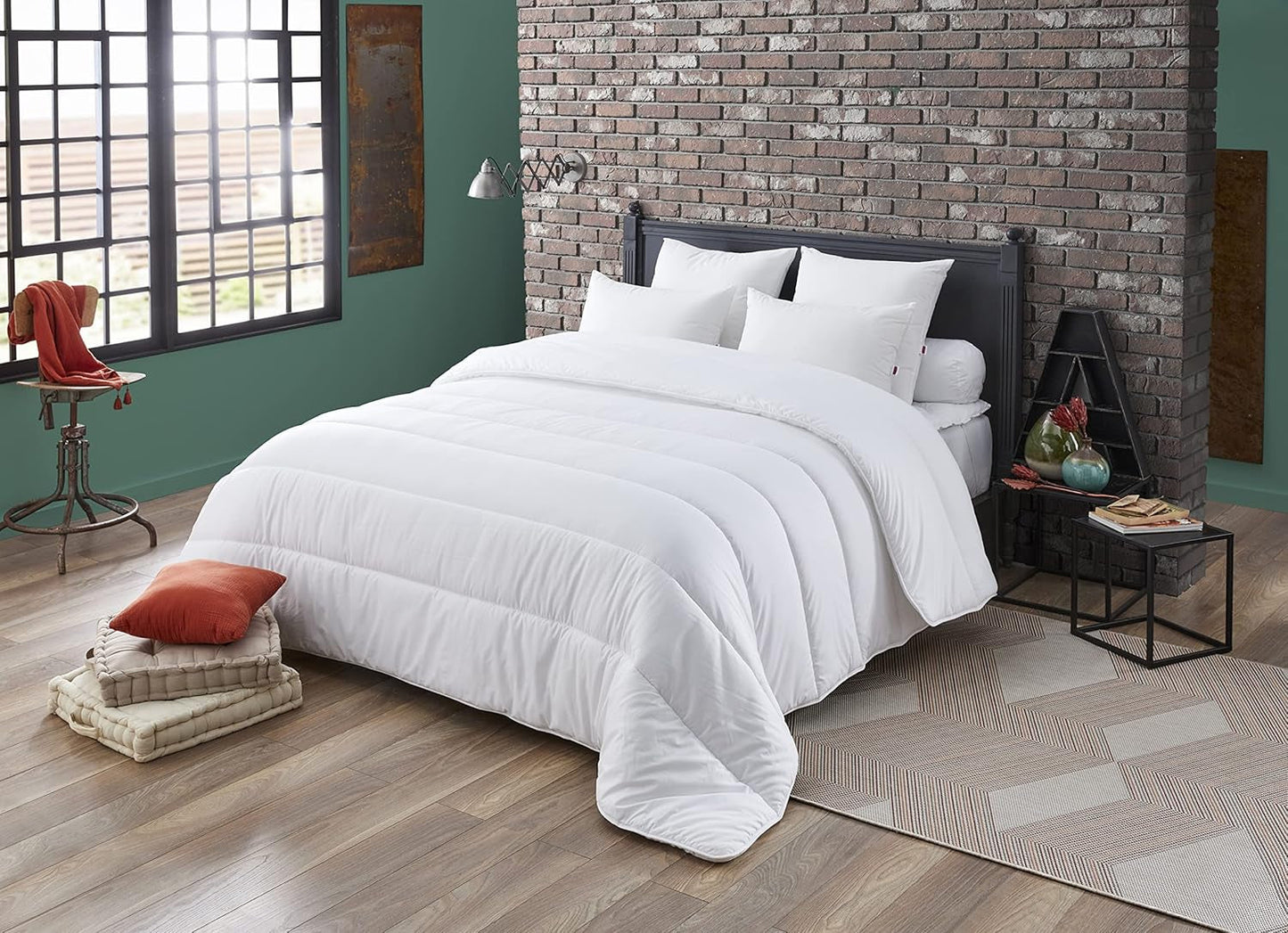 DODO Couette dyne Arizona, lys, polyester, hvid, 140/200 Dyner og dyner Naty Shop 140/200