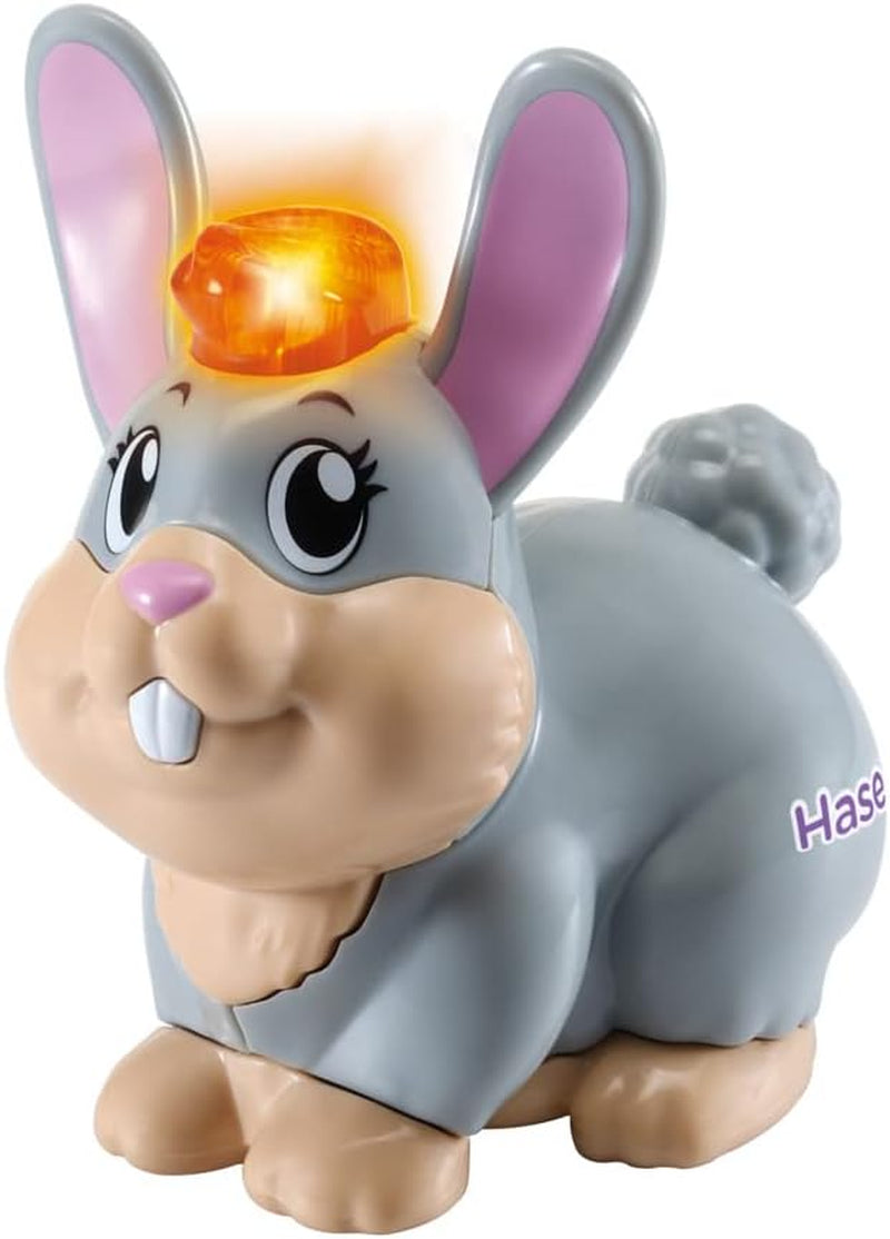 Vtech Tip Tap Babydyr - Kanin - Interaktivt legetøj med lys og musik til fantasifuldt rollespil - For 1-5 år gammelt Babylegetøj Naty Shop Standardtitel