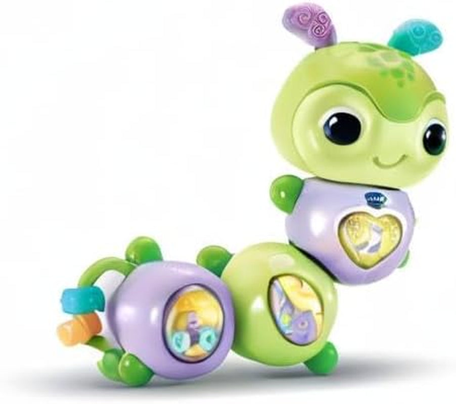 VTech Baby Spinning Fun Caterpillar - Taler og synger Interaktivt klokke- og motorisk legetøj - I 6-24 måneder Babylegetøj Naty Shop