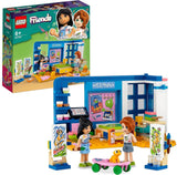 LEGO 41739 Friends Lianns værelse, minilegetøj med kunsttema, lille samlingsgave med Liann, minidukker til efterår og kæledyr 2023-serien Byggesæt Besuche den LEGO-Store Single
