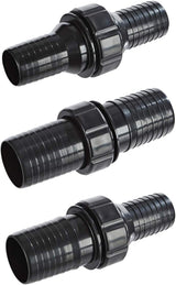Slangetilslutning Oase 2", sort - lavet af PVC-materiale, til tilslutning af slanger på 2", diameter 50 cm