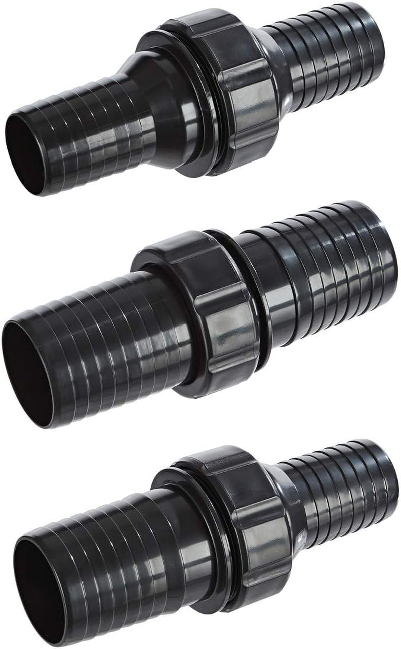 Slangetilslutning Oase 2", sort - lavet af PVC-materiale, til tilslutning af slanger på 2", diameter 50 cm