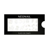 NÉONAIL Nagel Stempel Mit Schaber - Nägel Selber Machen - Nail Art Stempel - Nageldesign Für Nagel Schablone - French Nails Stempel - Silikon Nagelstempel