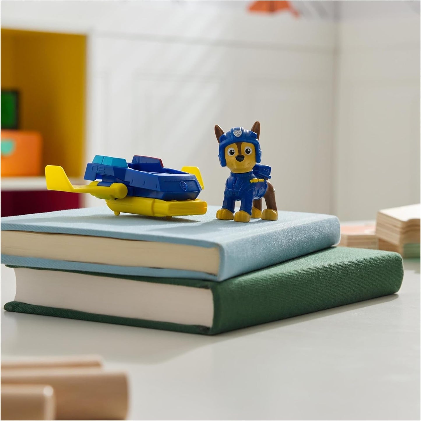 PAW PATROL Chase Action Pup Mini redningsfly legesæt med foldevinger Legetøj til børn 3 år gamle actionfigurer Naty Shop