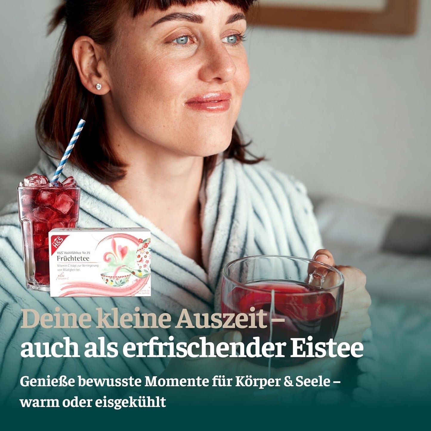 H&S C-vitamin frugtte: smagfuld og forfriskende frugtteblanding, 20 x 2,7 g