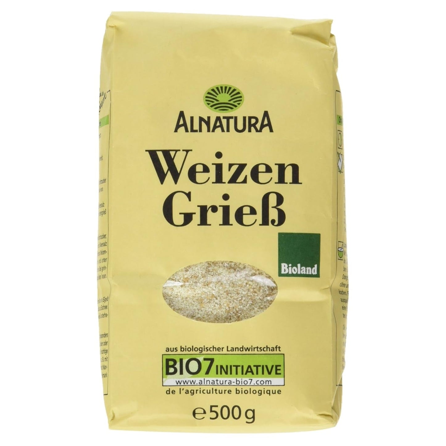 Økologisk hvedegryn, 500 g (emballage kan variere)