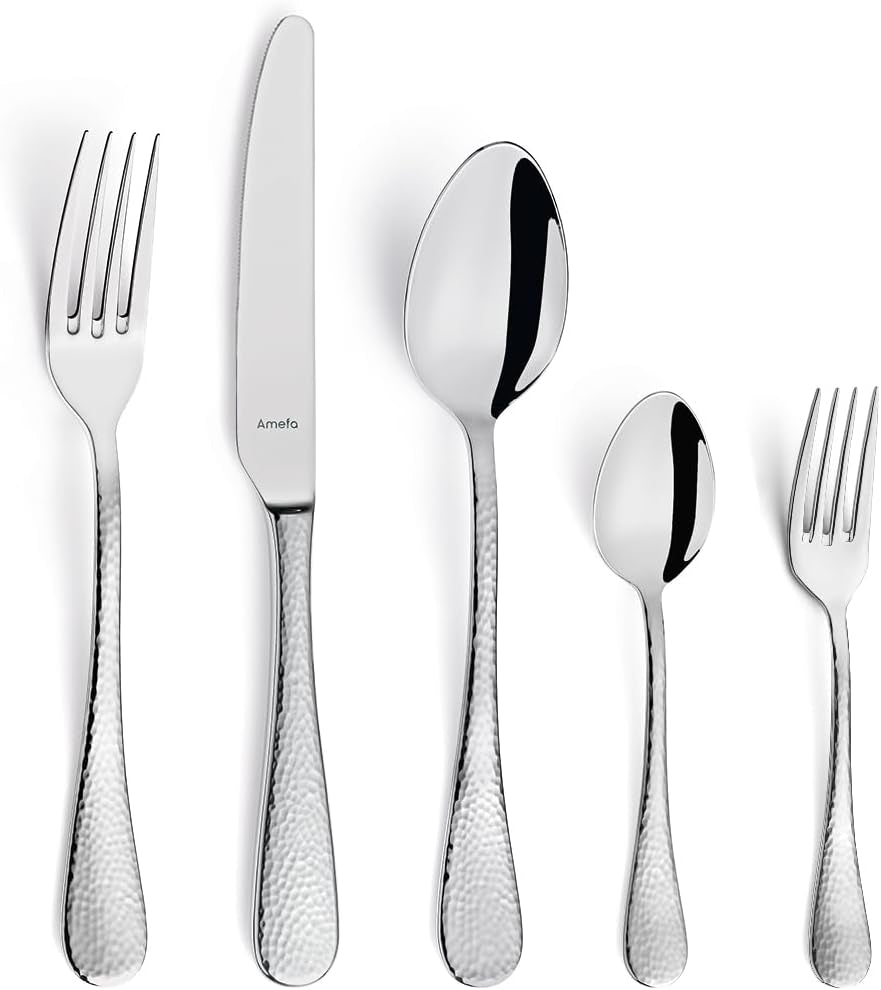 Amefa Sierra bestiksæt 6 personer | 24-Delet Rustfrit Stål 18/10 Køkken Naty Shop 30-Teilig / 6 Personen