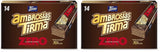 Vafler med mørk chokolade Tirma 70% kakao | Uden tilsat sukker | Velegnet til keto-diæter | Lav kulhydrat | Til diabetikere Chokoladewafers Multi Pack | 3 stk | 64,5 g